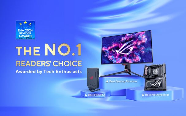  ASUS Wins Four 2024 European Hardware Association Reader Awards